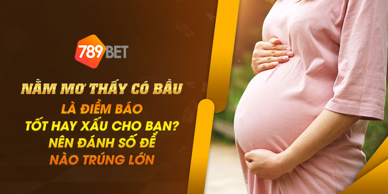 Nằm mơ thấy có bầu là điềm báo tốt hay xấu cho bạn? Nên đánh số đề nào trúng lớn 9 1 Nam mo thay co bau la diem bao tot hay xau cho ban Nen danh so de nao trung lon